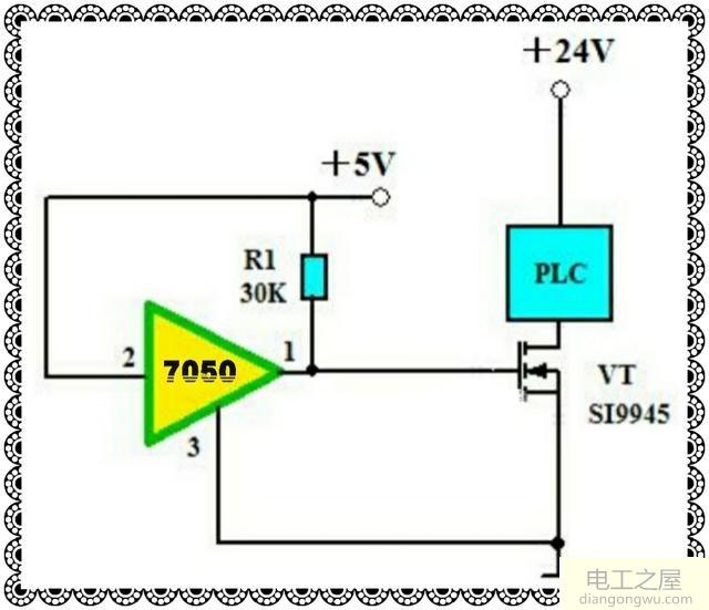 采用7050设计的5V电压检测电路