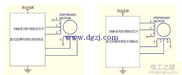 步进电机接线方式及两相六线引出接法区别