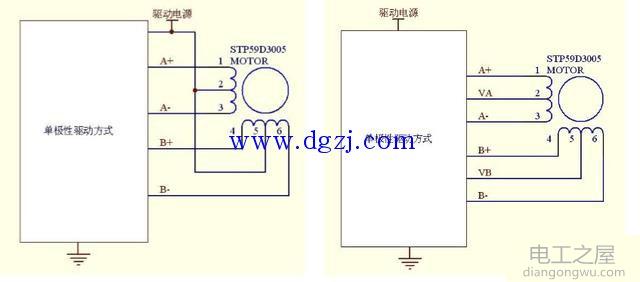 步进电机接线方式及两相六线引出接法区别