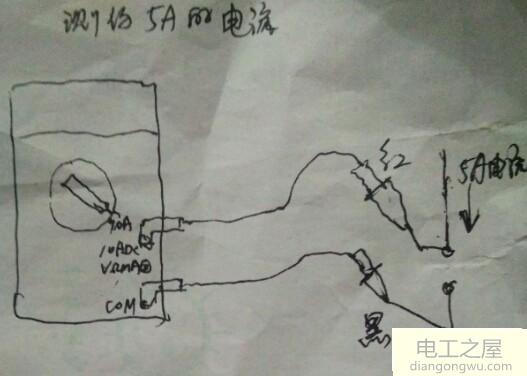 dt830万用表测电流和二极管的方法