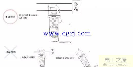 数字钳形表使用方法_钳形表的使用方法图解