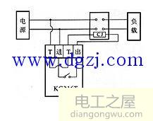 时控开关控制交流接触器接线原理图解