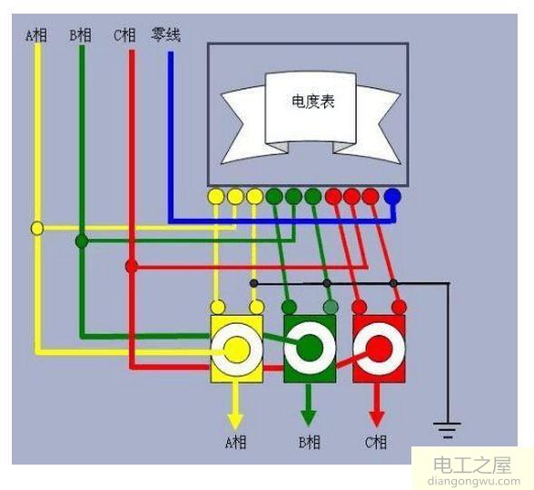 三相电如何接出220V家用照明电