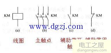 接触器电路符号_接触器电路图符号