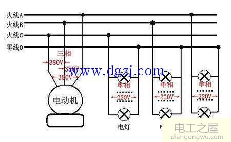 两相电和三相电的区别及接线方法图解