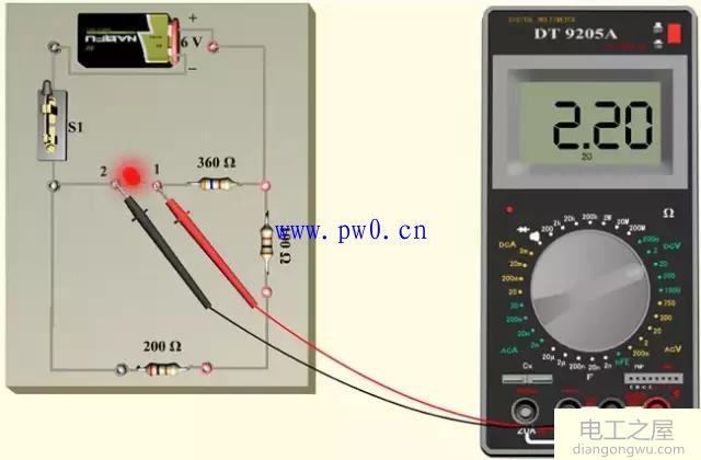 万用表怎么测直流电压_万用表测量直流电压图解
