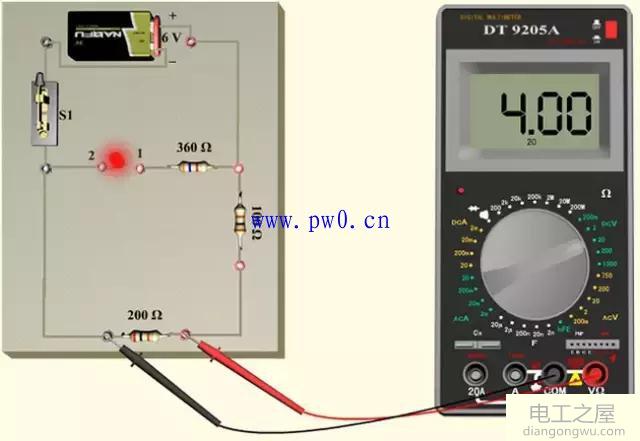 万用表怎么测直流电压_万用表测量直流电压图解