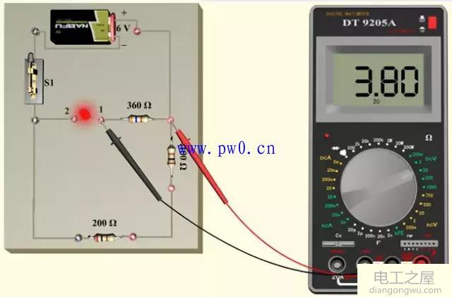 万用表怎么测直流电压_万用表测量直流电压图解