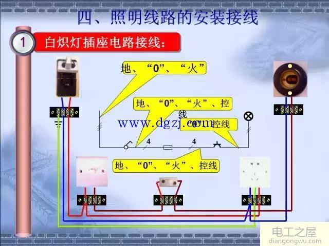 照明线路安装要求规范图解