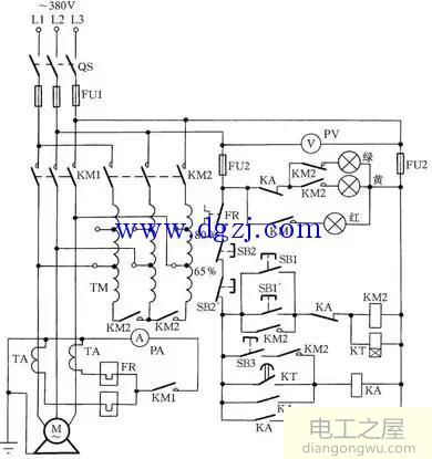 电动机降压启动方式及原理接线图大全