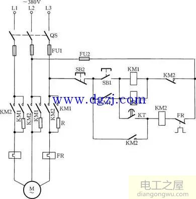 电动机降压启动方式及原理接线图大全