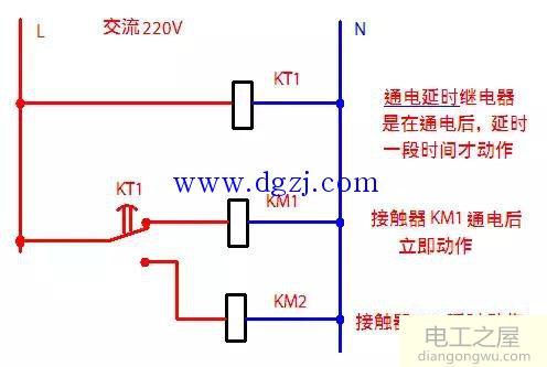 星形三角形启动电路图及原理