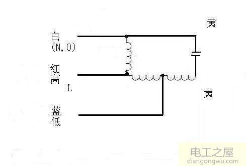 220V单相电机5线哪两根是电机的电源线