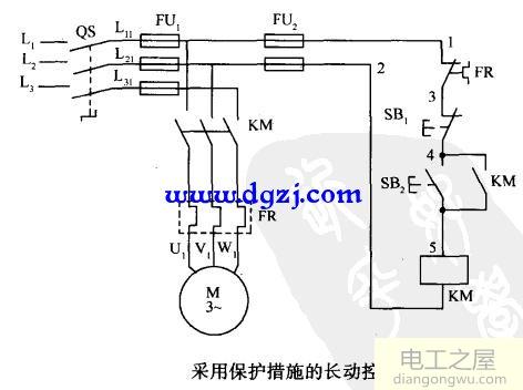 电动机启动接线原理图电路图大全