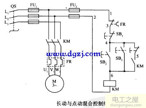 电动机启动接线原理图电路图大全