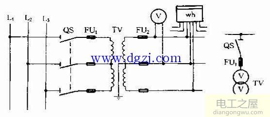 电压互感器三种接线方式的作用