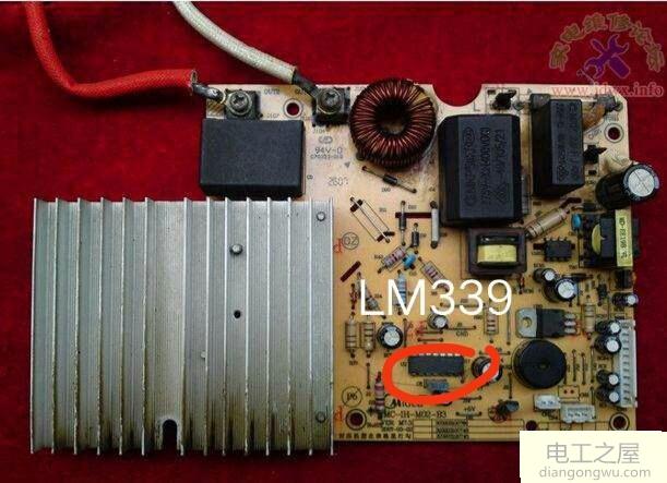 电磁炉不加热怎么通过Lm339电路找出故障