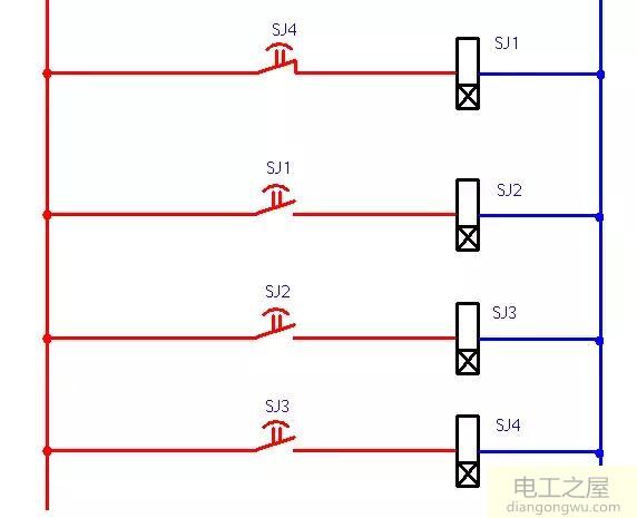 接触器自锁和互锁控制电路图