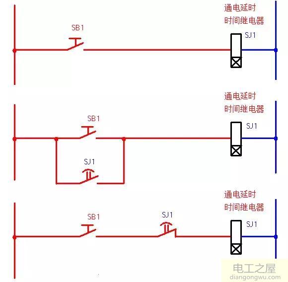 接触器自锁和互锁控制电路图