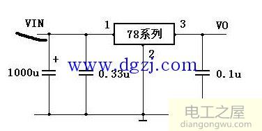7805稳压电路原理图_7805稳压电源电路图