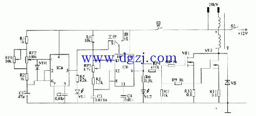 电虾机制作方法及电路原理图