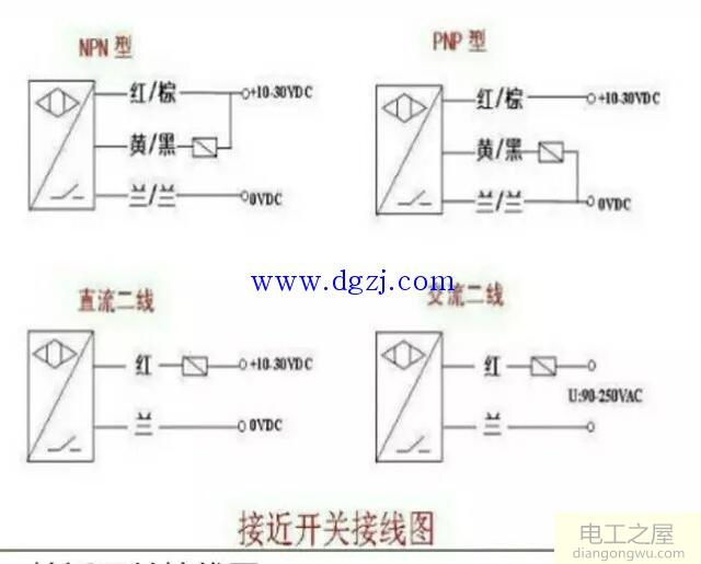 接近开关接线图_接近开关接线方法