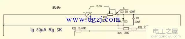 南京mf47万用表电路图_ mf47万用表原理图分析