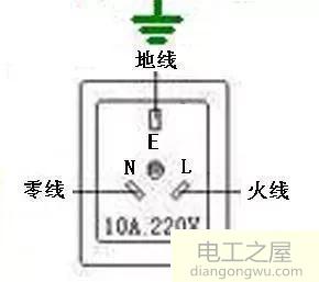 2匹16A空开与三相插座怎么接