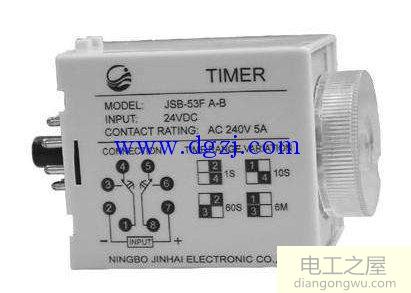 断电延时时间继电器工作原理及接线图