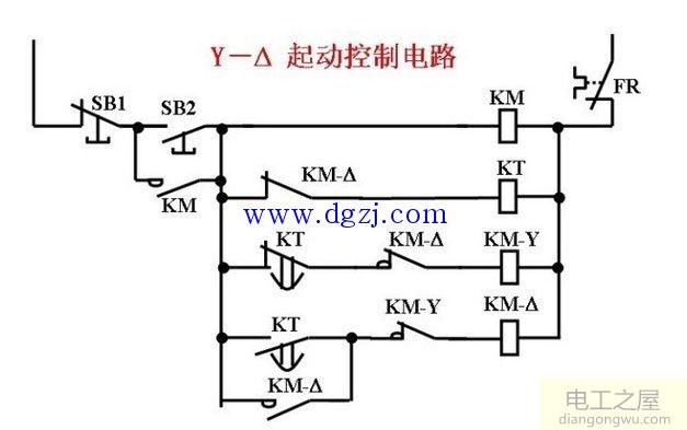 星三角启动控制电路图讲解