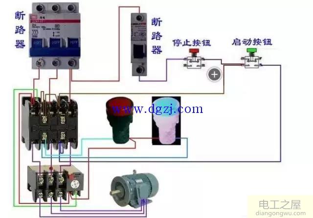 热继电器的调整和热继电器接线图