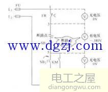 电压测量法检查控制电路断路故障