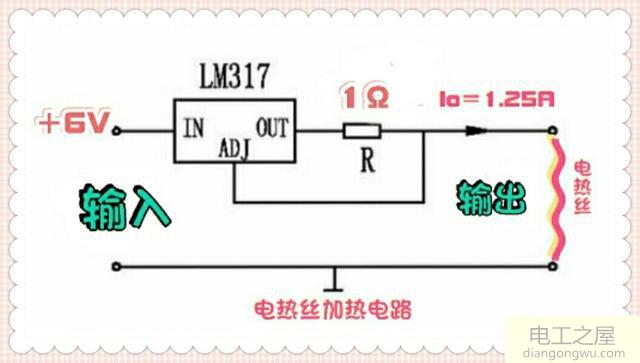 电热丝加热电路原理图