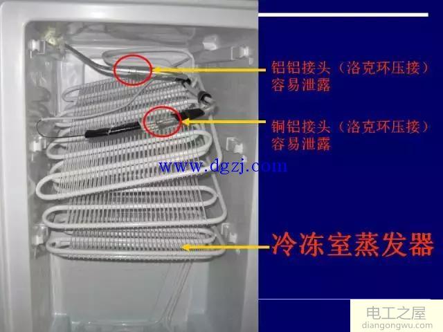 双温单控冰箱控制原理及内部结构图