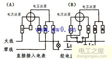 家用电表怎么接线图_家用单相电表接线图解