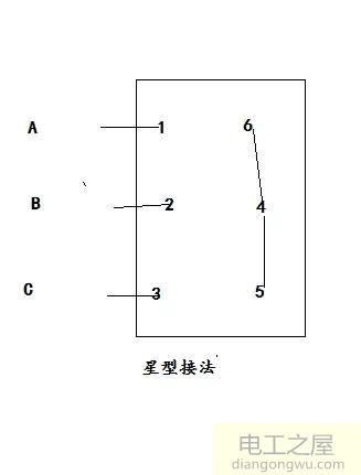 三相异步电动机使用万用表查找并接成三角形的方法