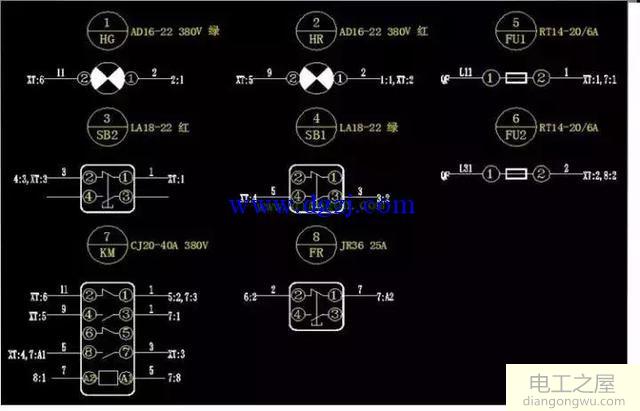 电气接线图识图方法讲解