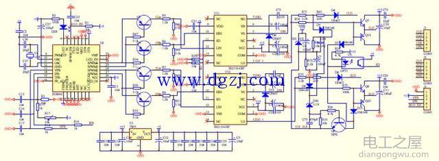 24V2000W逆变器电路图
