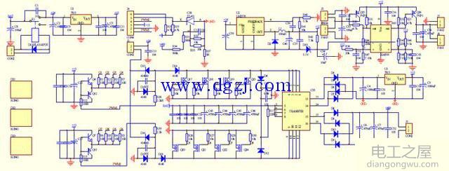 24V2000W逆变器电路图