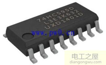 用74HC595A实现多位LED串行显示<a href=http://www.diangongwu.com/zhishi/dianlutu/ target=_blank class=infotextkey>电路图</a>及程序