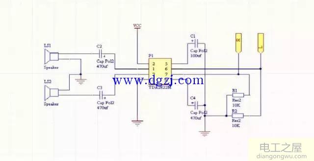 音频功放电路原理图分析