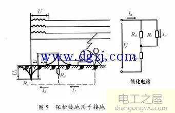 接地电网和不接地电网地线连接方法