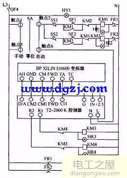 变频器的恒压供水图_恒压供水变频器接线图