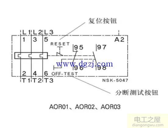 热继电器旋钮有什么用及字母数字含义