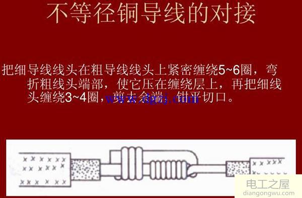 单股导线的连接方法_多股铜芯导线连接方法图