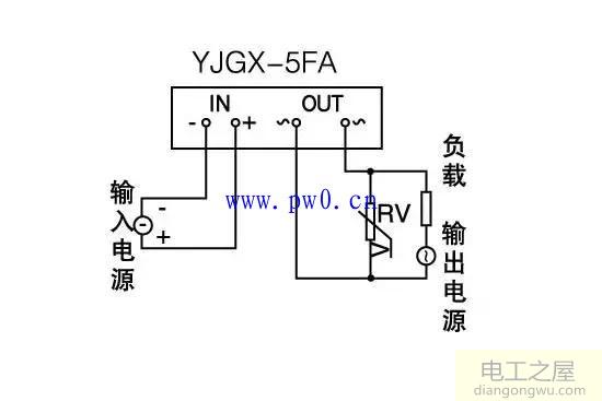 固态继电器工作原理接线图