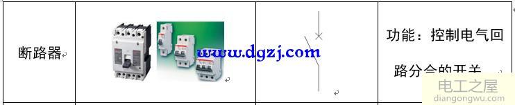 配电系统电气元件符号及功能图解