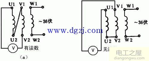 如何判别三相异步电动机定子绕组首尾端