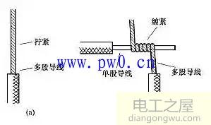 两根电线正确接法图片_两根电线对接法图解