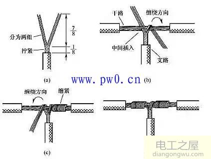 两根电线正确接法图片_两根电线对接法图解